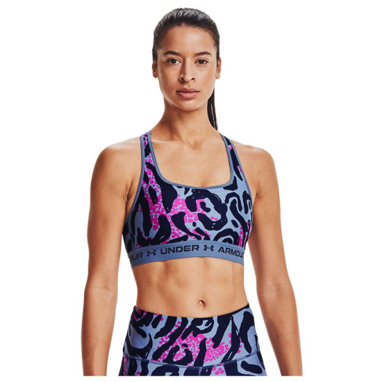Under Armour Γυναικείο μπουστάκι Crossback Mid Print Bra